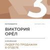 Лидер по продажам в отделе. 3 место